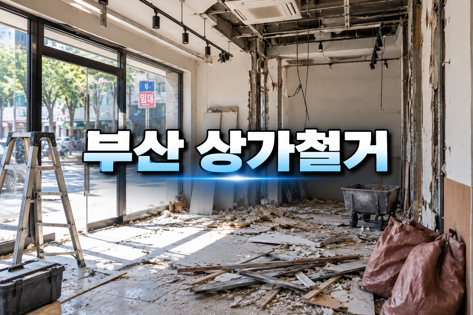 부산광역시 상가철거 소상공인 철거 현장